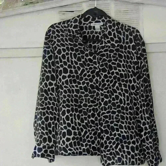 "Michele Michele" women's long sleeve blouse - Picture 1 of 8